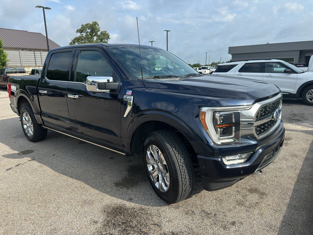 Used 2022 Antimatter Blue Metallic Ford Platinum image 2