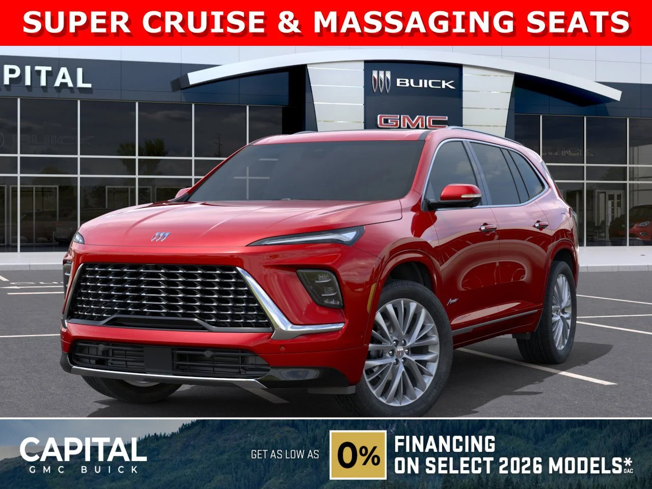 New 2026 CHERRY RED TINTCOAT Buick Avenir image 1