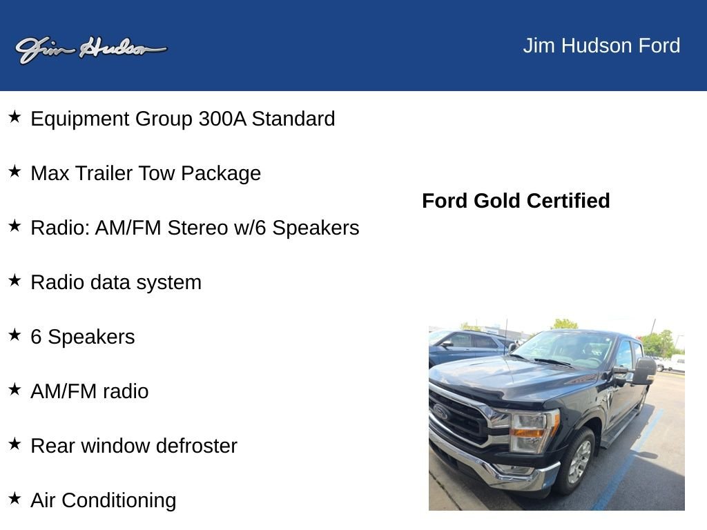 Certified Used 2021 Black Ford XLT image 9
