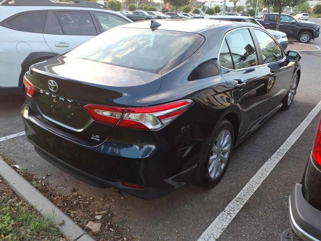 Used 2020 Blue Toyota LE image 2