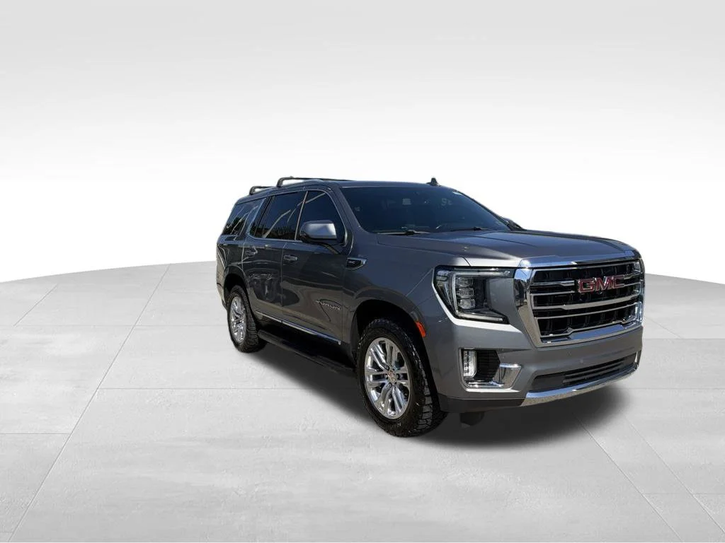 Used 2021 Satin Steel Metallic GMC SLT image 5