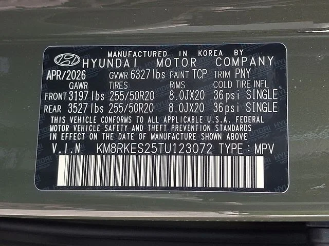 New 2026 Green Hyundai Limited image 17