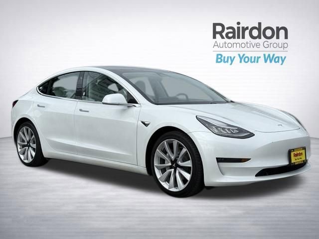 Used 2020 Pearl White Multi-Coat Tesla Long Range image 1