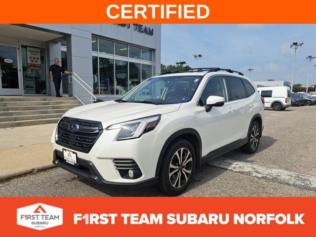 Certified Used 2023 White Subaru Limited image 1