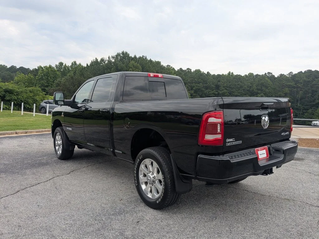 Used 2023 Diamond Black Crystal Pearlcoat Ram Laramie image 7