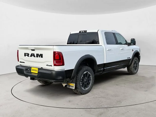 New 2026 Bright White Clearcoat Ram Rebel image 5