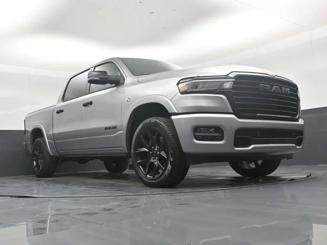 New 2026 Billet Silver Metallic Clear-Coat Exterior Paint RAM Laramie image 45