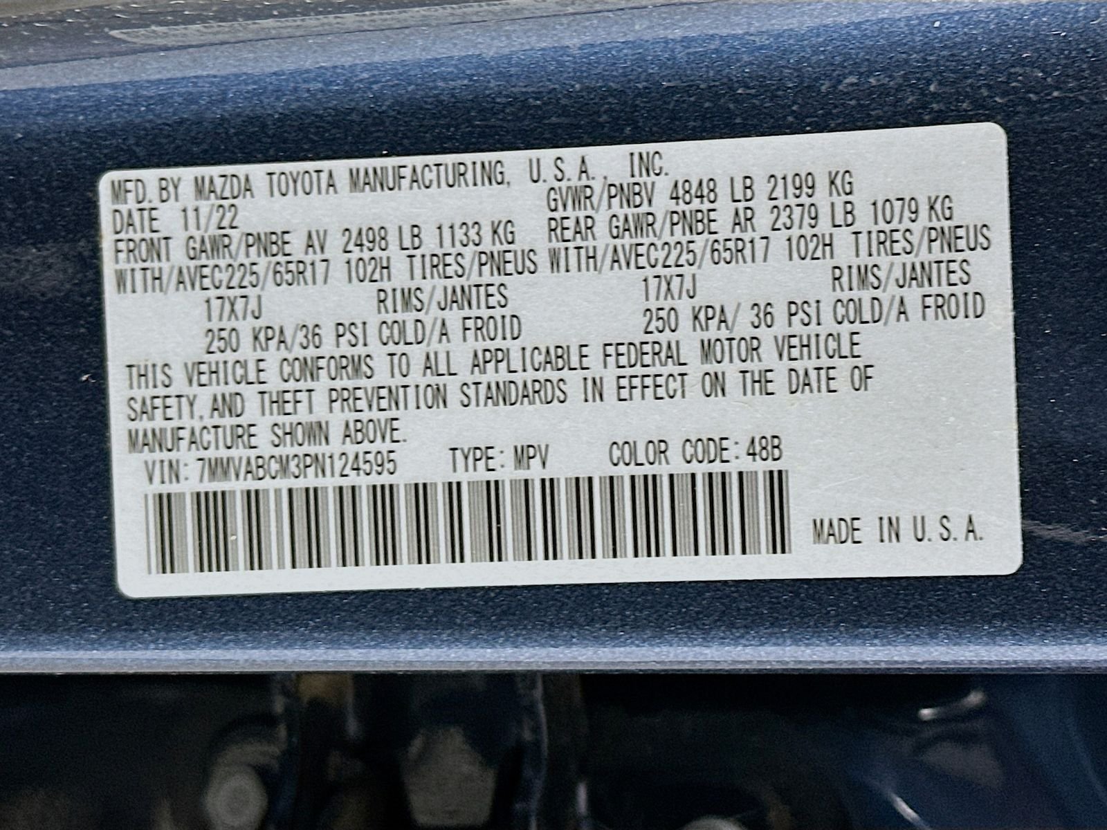 Used 2023 Blue Mica Mazda 2.5 S Preferred Plus Package image 33