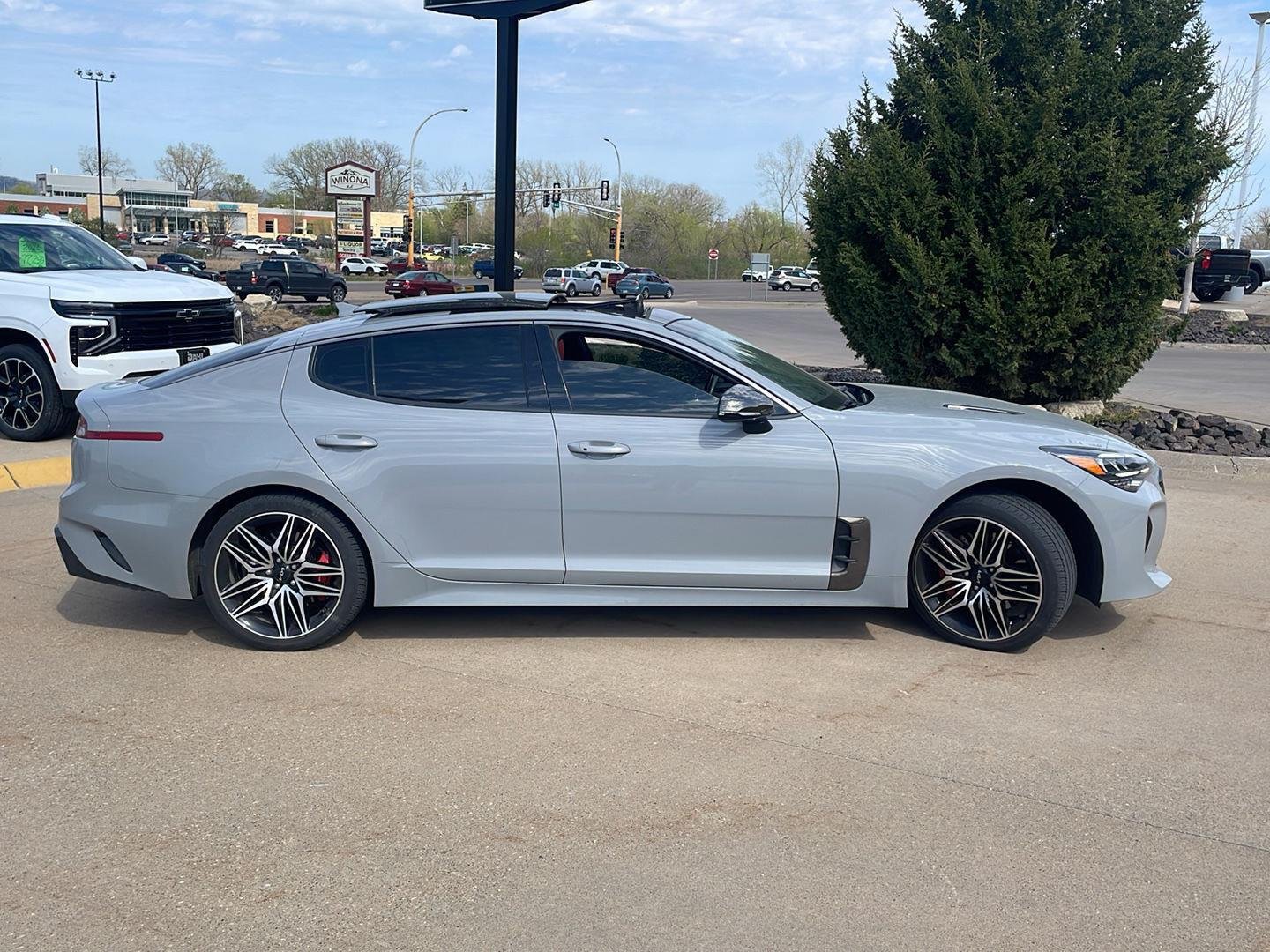 Used 2022 Kia Stinger GT1 with VIN KNAE45LC1N6110585 for sale in Winona, Minnesota