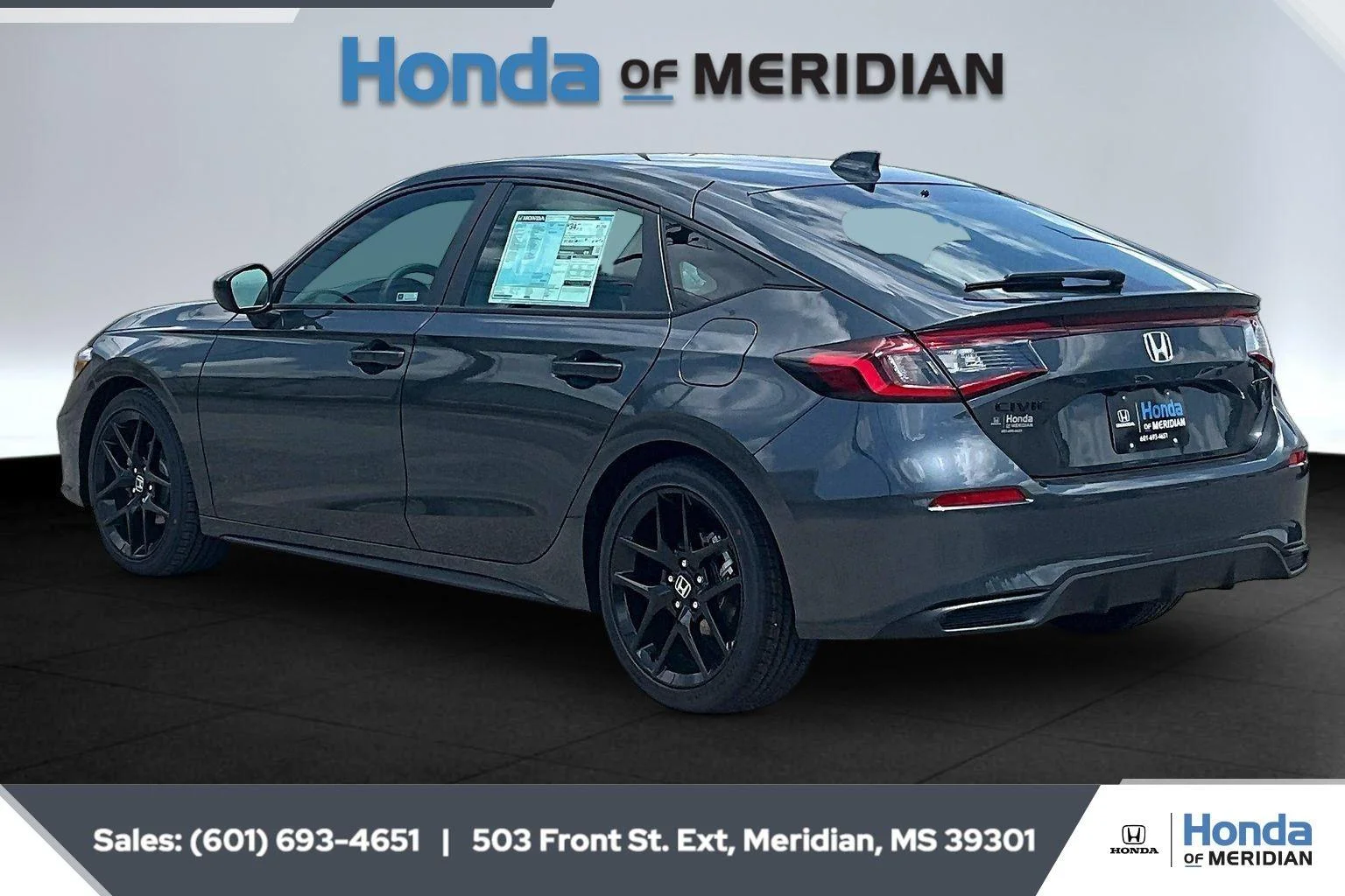 New 2026 Meteorite Gray Metallic Honda FWD Sport image 3