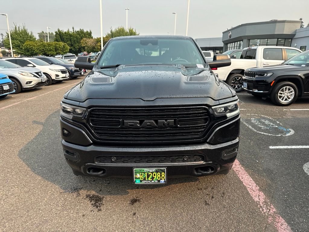 Used 2020 Diamond Black Crystal Pearlcoat Ram Limited image 2