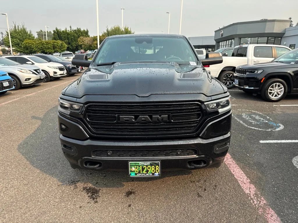 Used 2020 Diamond Black Crystal Pearlcoat Ram Limited image 2