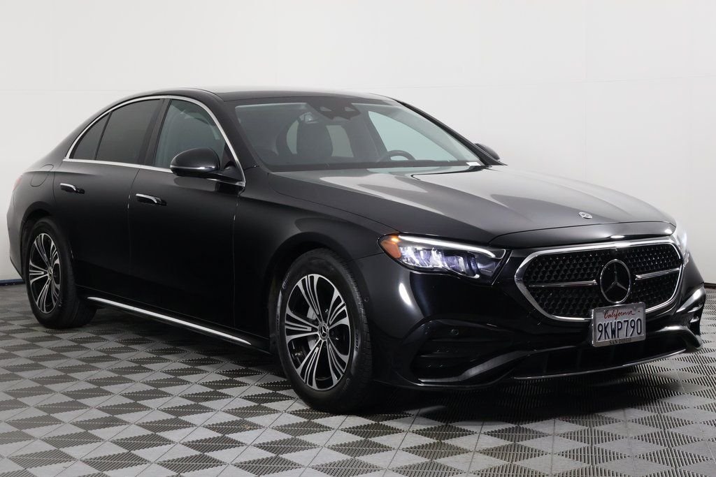 Certified Used 2024 Black Mercedes-Benz E 350 image 3
