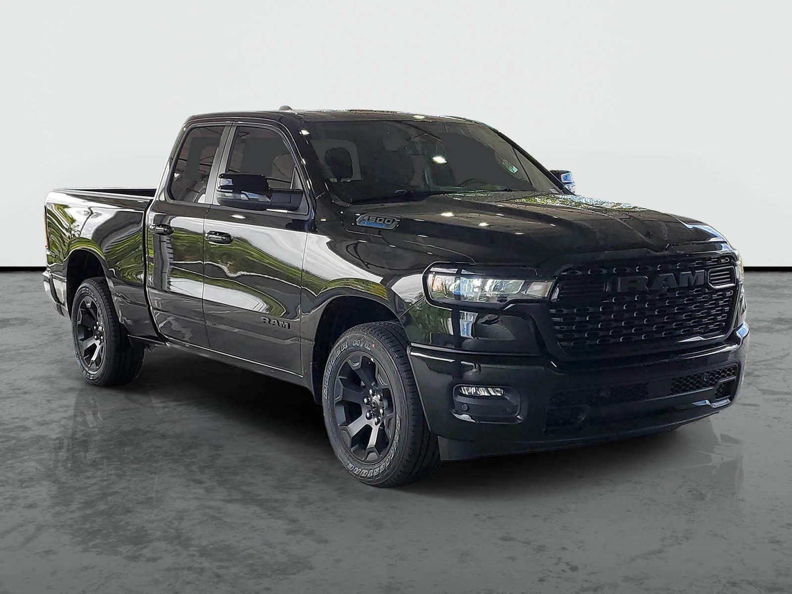 New 2026 Diamond Black Crystal Pearl-Coat Exterior Paint RAM Big Horn image 1
