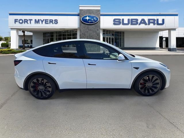 Used 2021 Tesla Model Y Performance with VIN 5YJYGDEFXMF124481 for sale in Fort Myers, FL