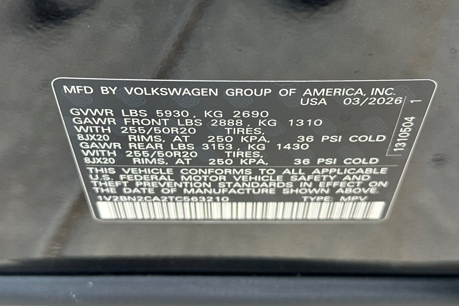 New 2026 Deep Black Pearl Volkswagen 2.0T SEL image 29