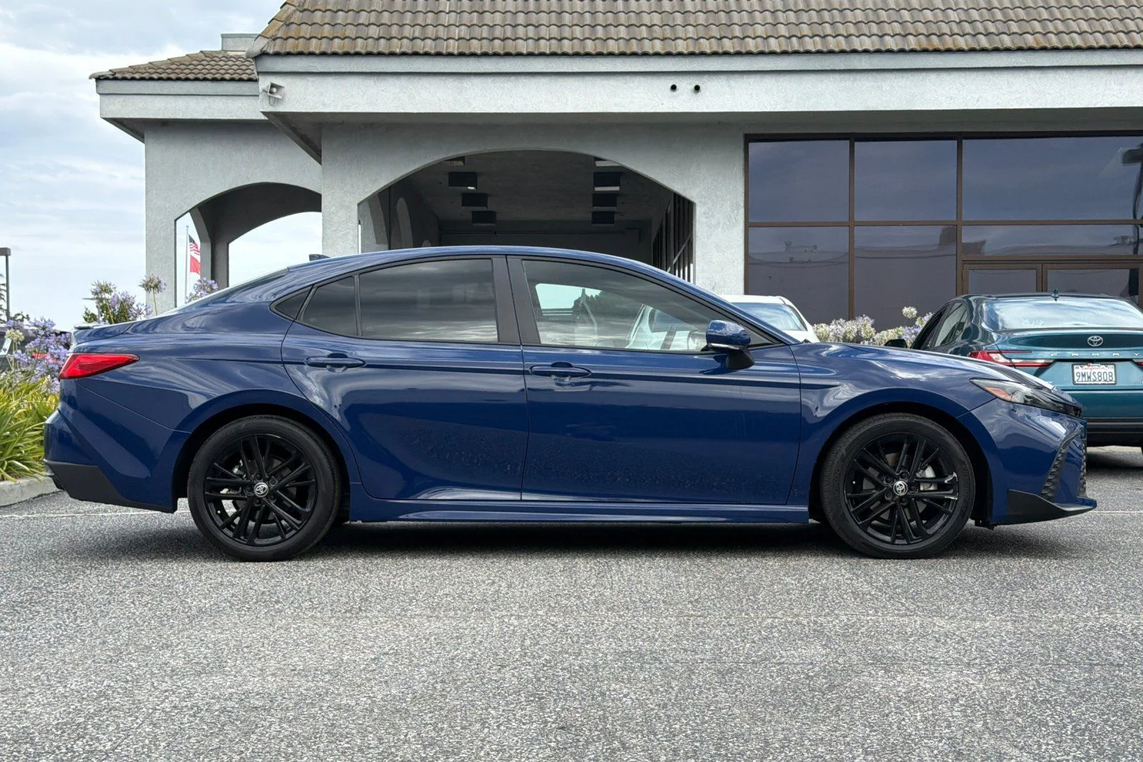 Used 2025 Blue Toyota SE image 3