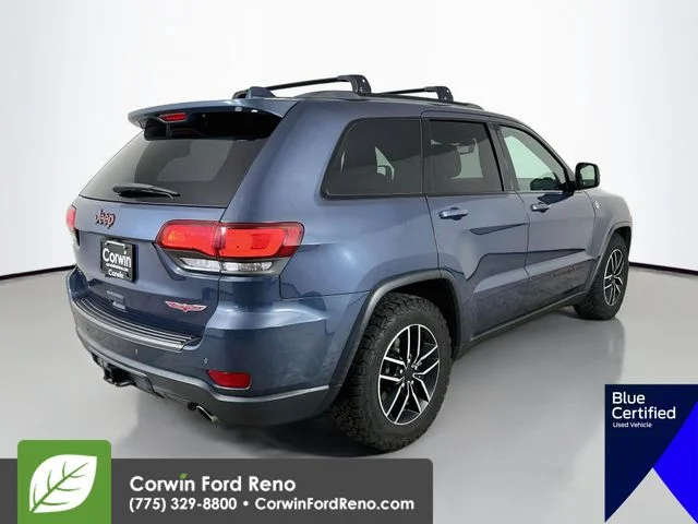 Used 2021 Pacific Blue Clearcoat Jeep Trailhawk image 9