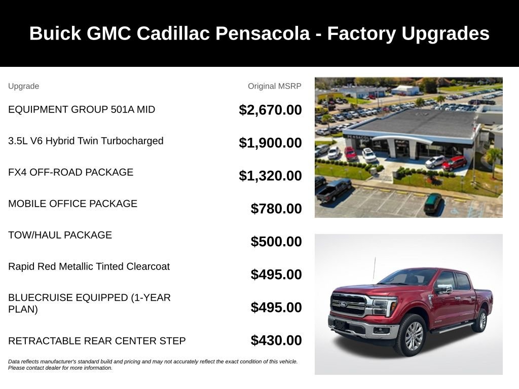 Used 2025 Red Ford Lariat image 4
