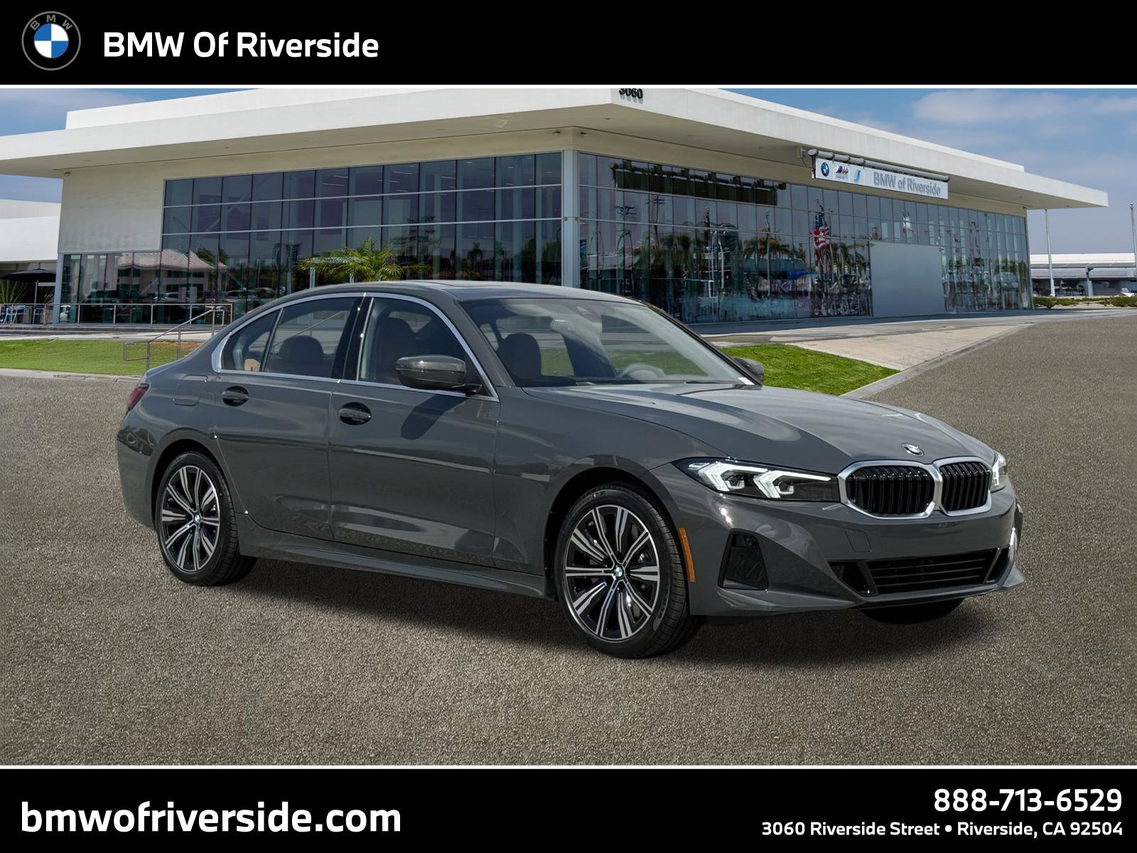 New 2026 Dravit Grey Metallic BMW 330i image 1