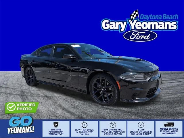 Certified Used 2019 Pitch Black Clearcoat Dodge R/T image 1