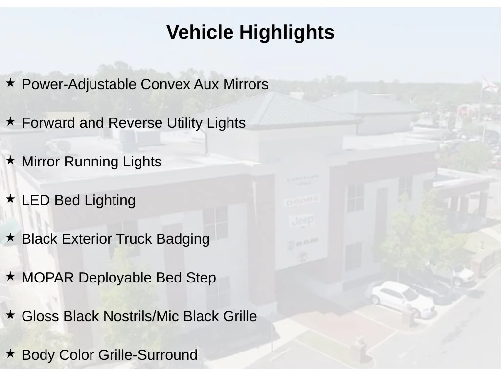 New 2026 Bright White Clear-Coat Exterior Paint RAM Big Horn image 5