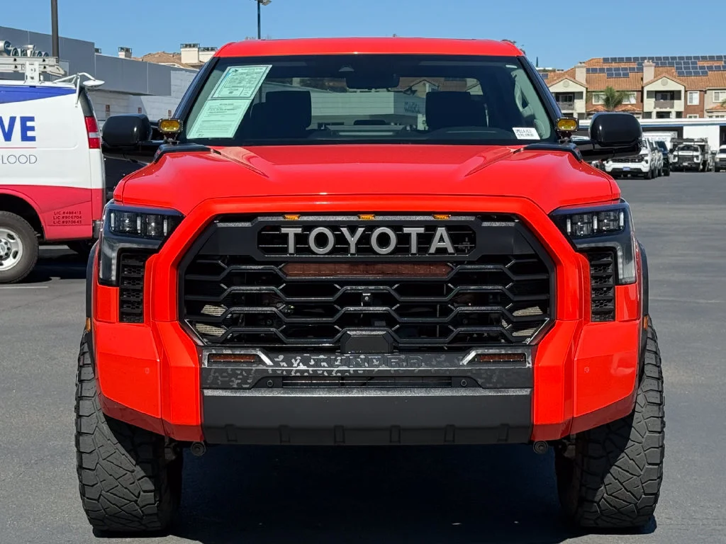 Used 2022 Orange Toyota TRD Pro Hybrid image 4