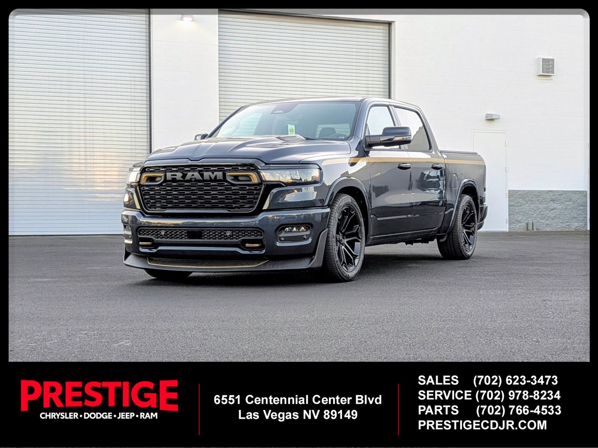 New 2026 Forged Blue Metallic Exterior Paint RAM DC650 SUPERCHARGED image 1