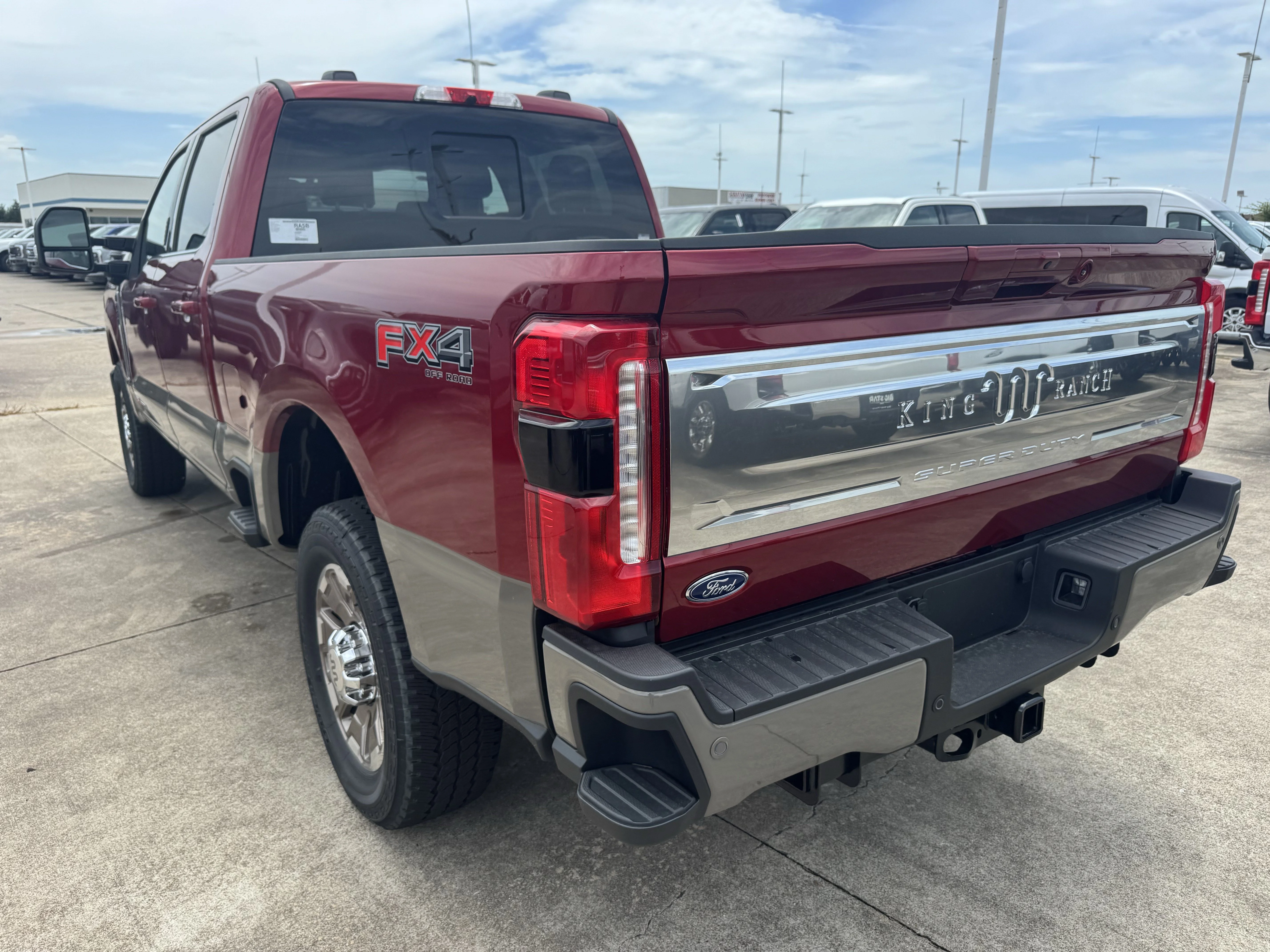New 2026 Ruby Red Metallic Tinted Clearcoat Ford King Ranch image 5