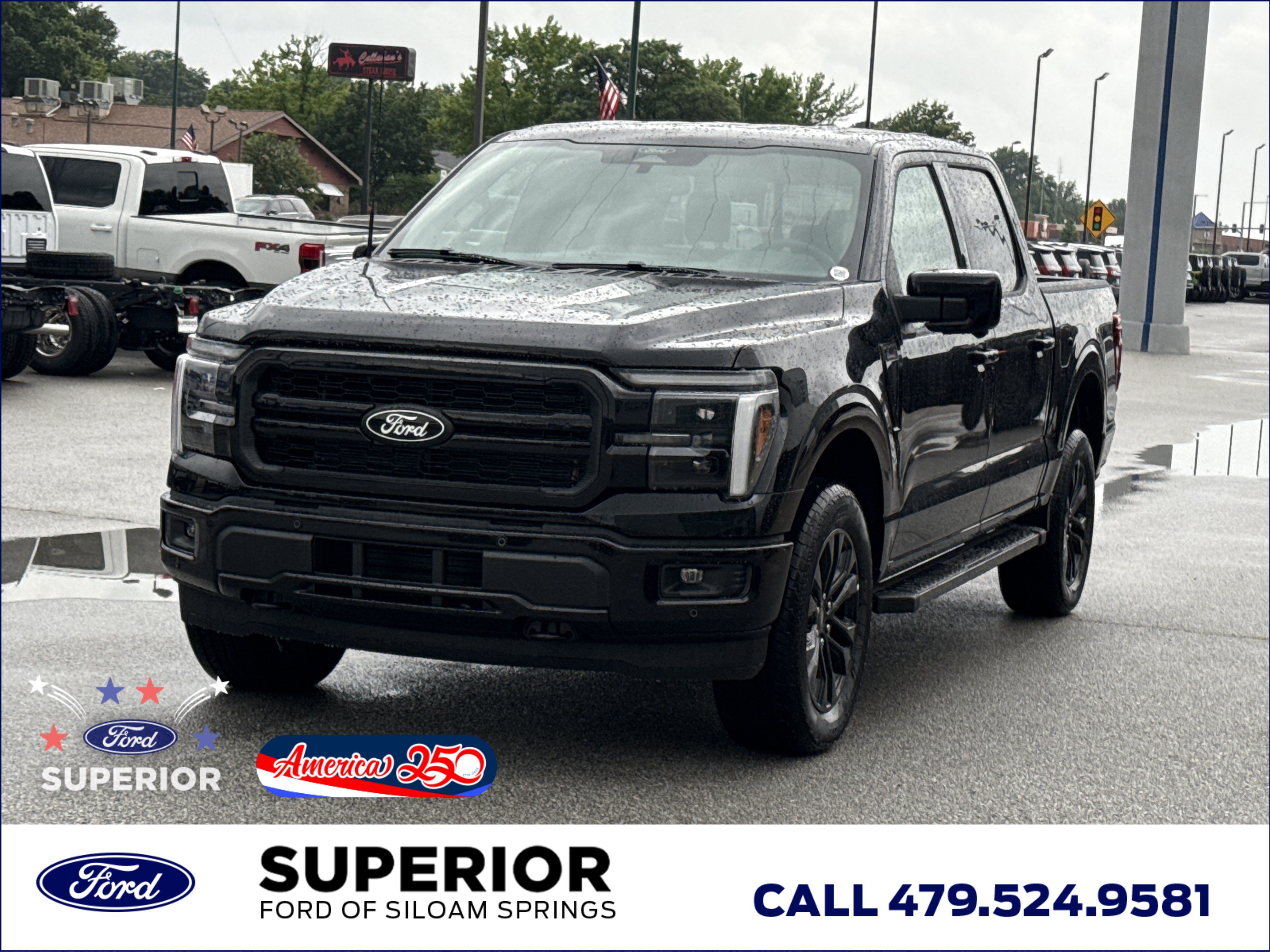 New 2026 Agate Black Metallic Ford Lariat 4WD image 13