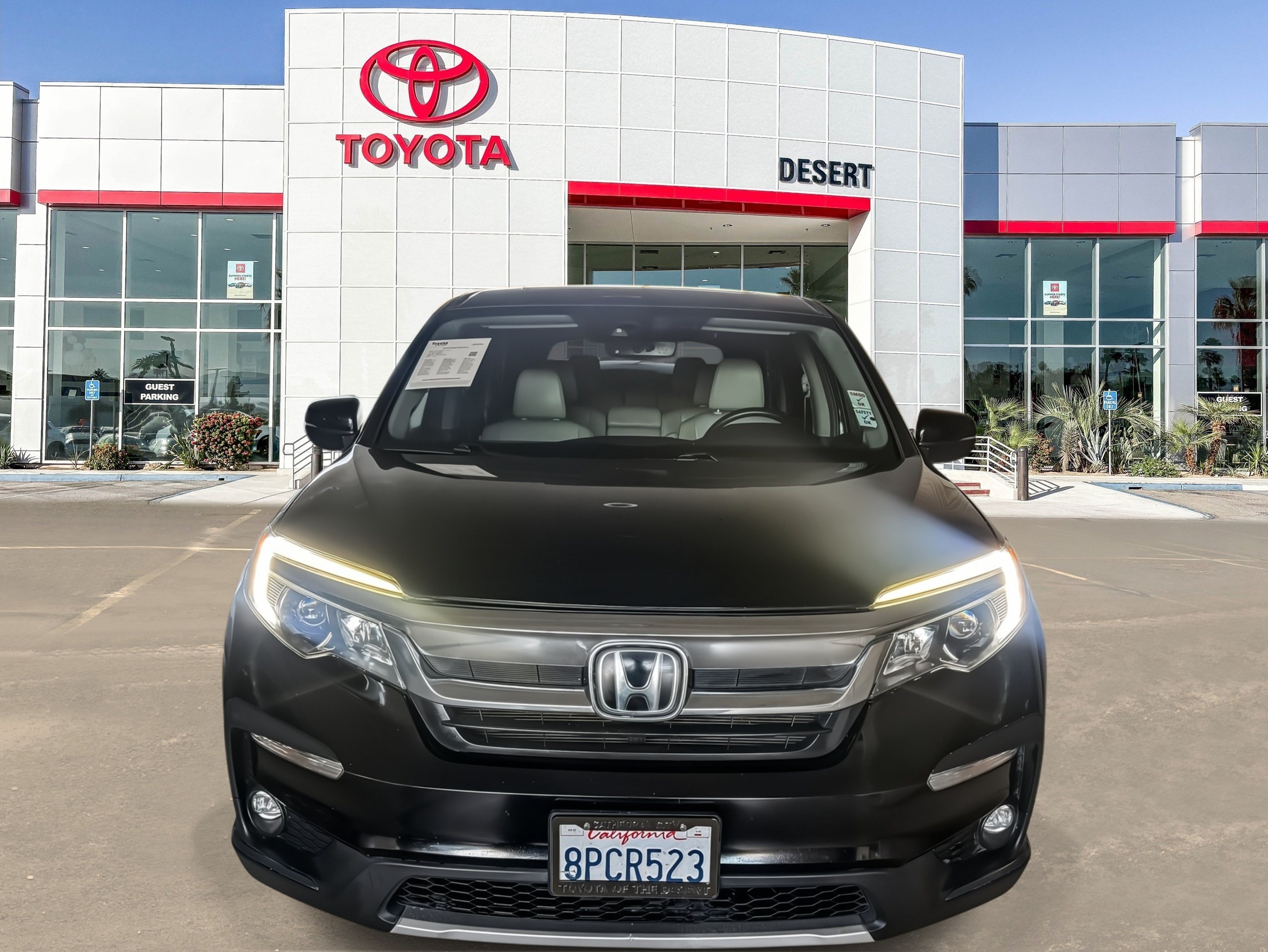 Used 2019 Honda Pilot EX-L with VIN 5FNYF5H50KB042171 for sale in Cathedral City, CA