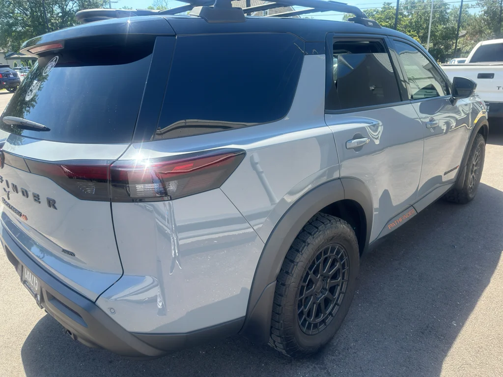 Used 2024 Solid Gray/Super Black Nissan Rock Creek image 4