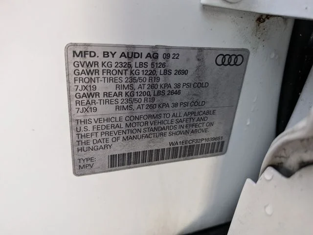 Used 2023 White Audi Premium Plus image 37