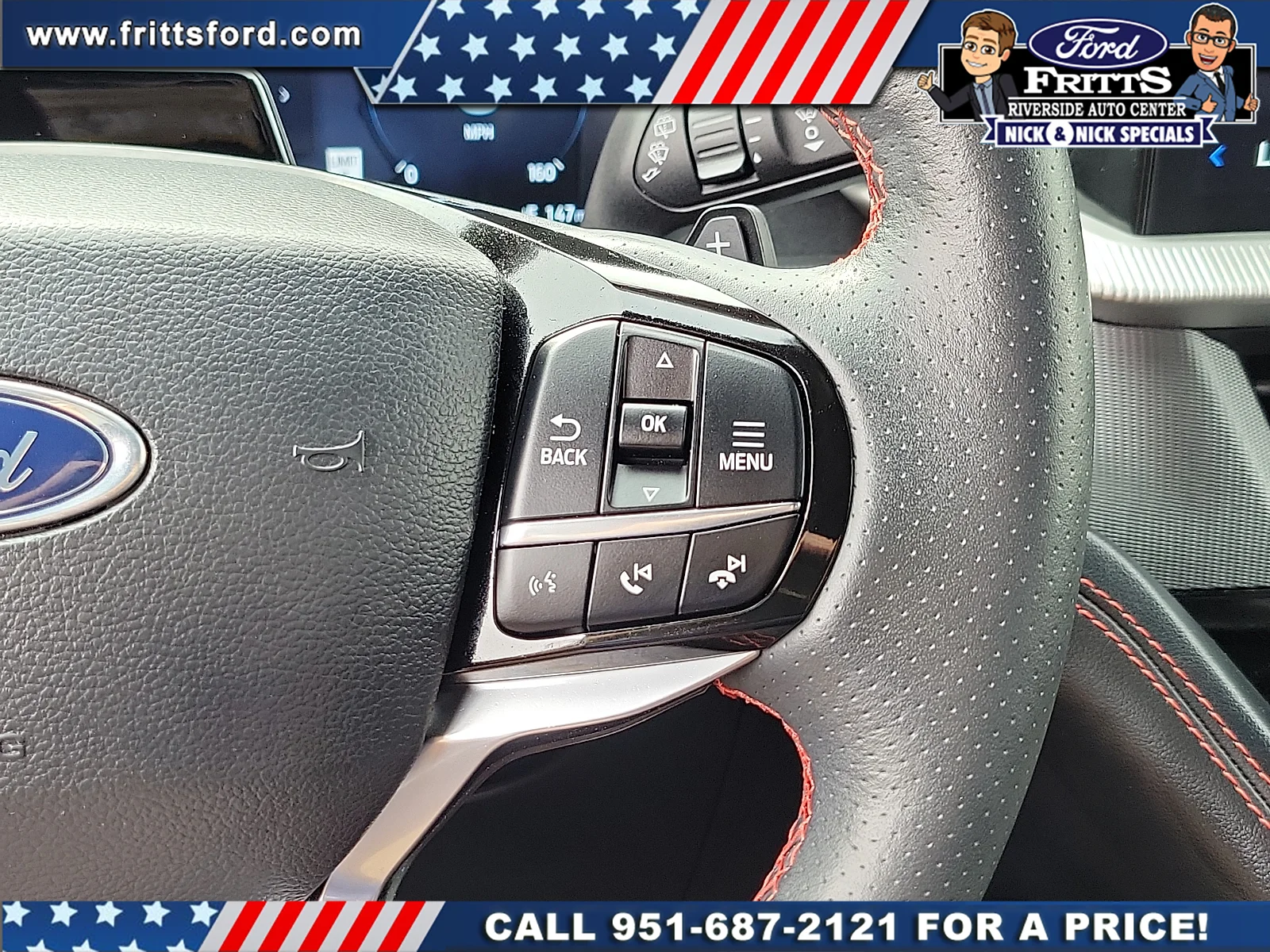 Certified Used 2025 Red Metallic Ford ST image 7