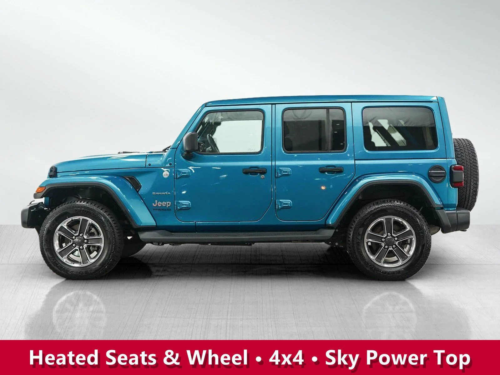 Used 2020 Jeep Wrangler Unlimited Sahara with VIN 1C4HJXEG3LW139636 for sale in Burnsville, Minnesota