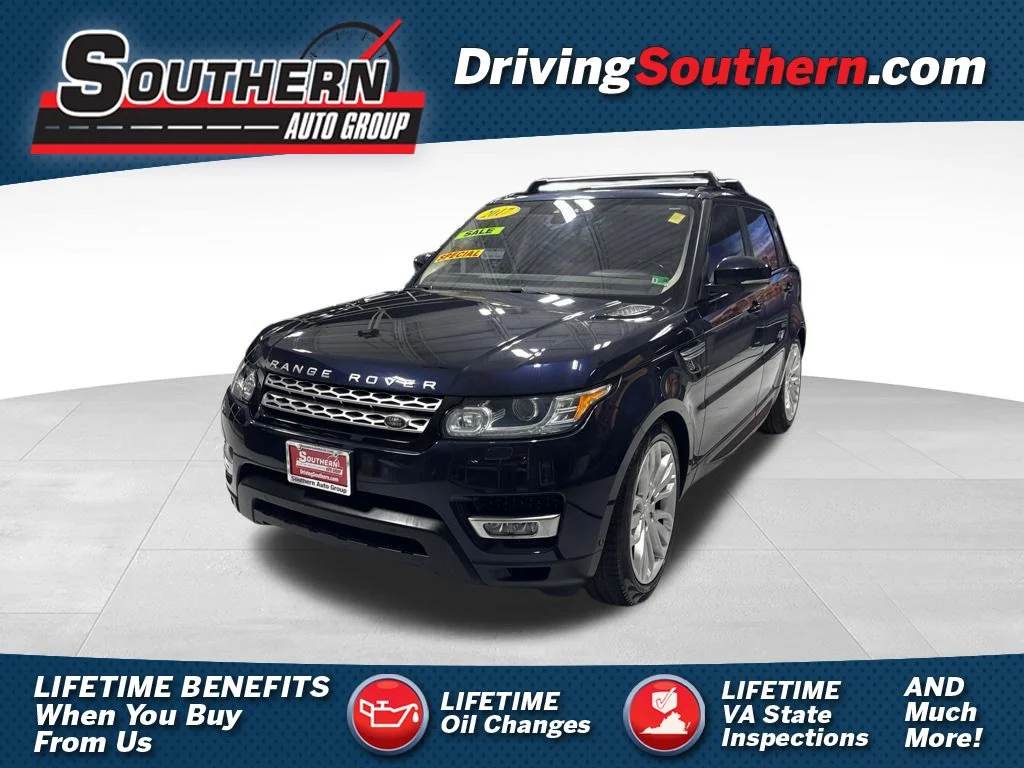 Used 2017 Blue Land Rover 3.0L V6 Supercharged HSE image 1