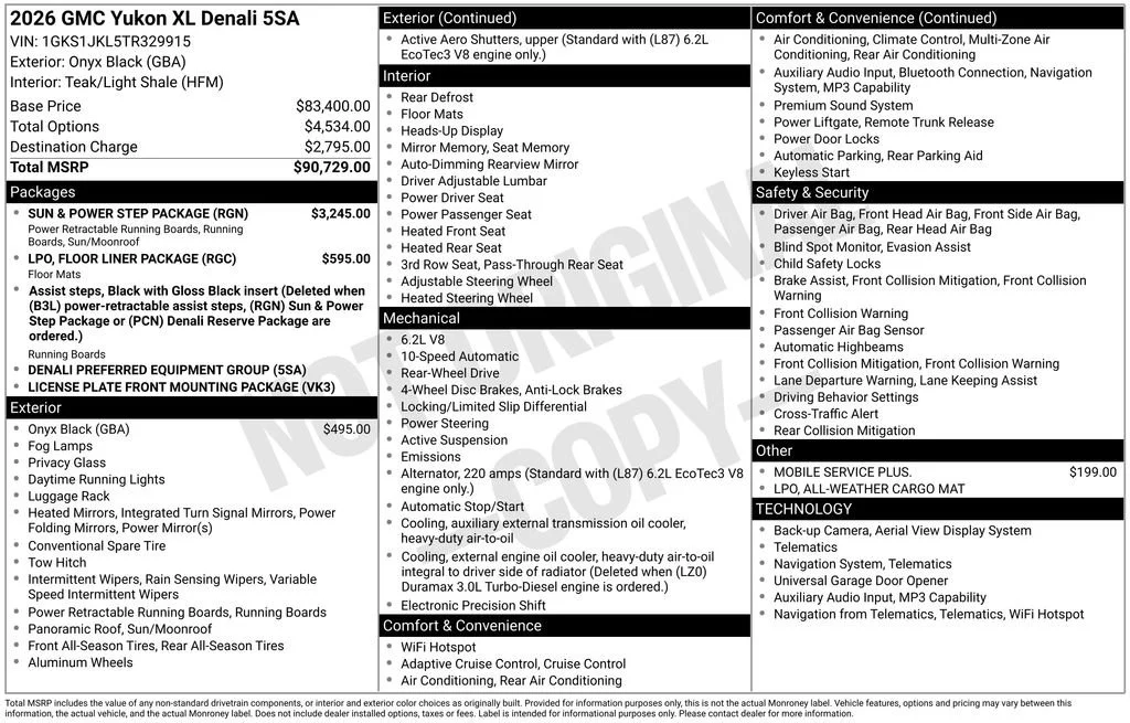 New 2026 Onyx Black GMC Denali image 17