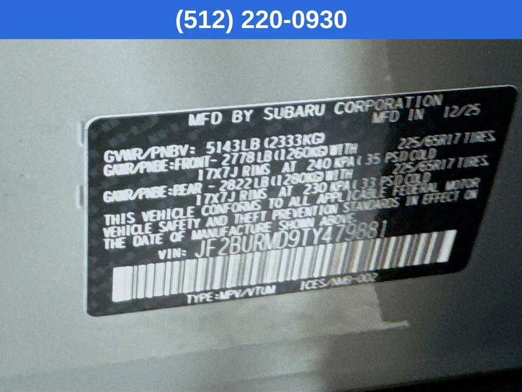 Used 2026 Gray Subaru Wilderness image 41