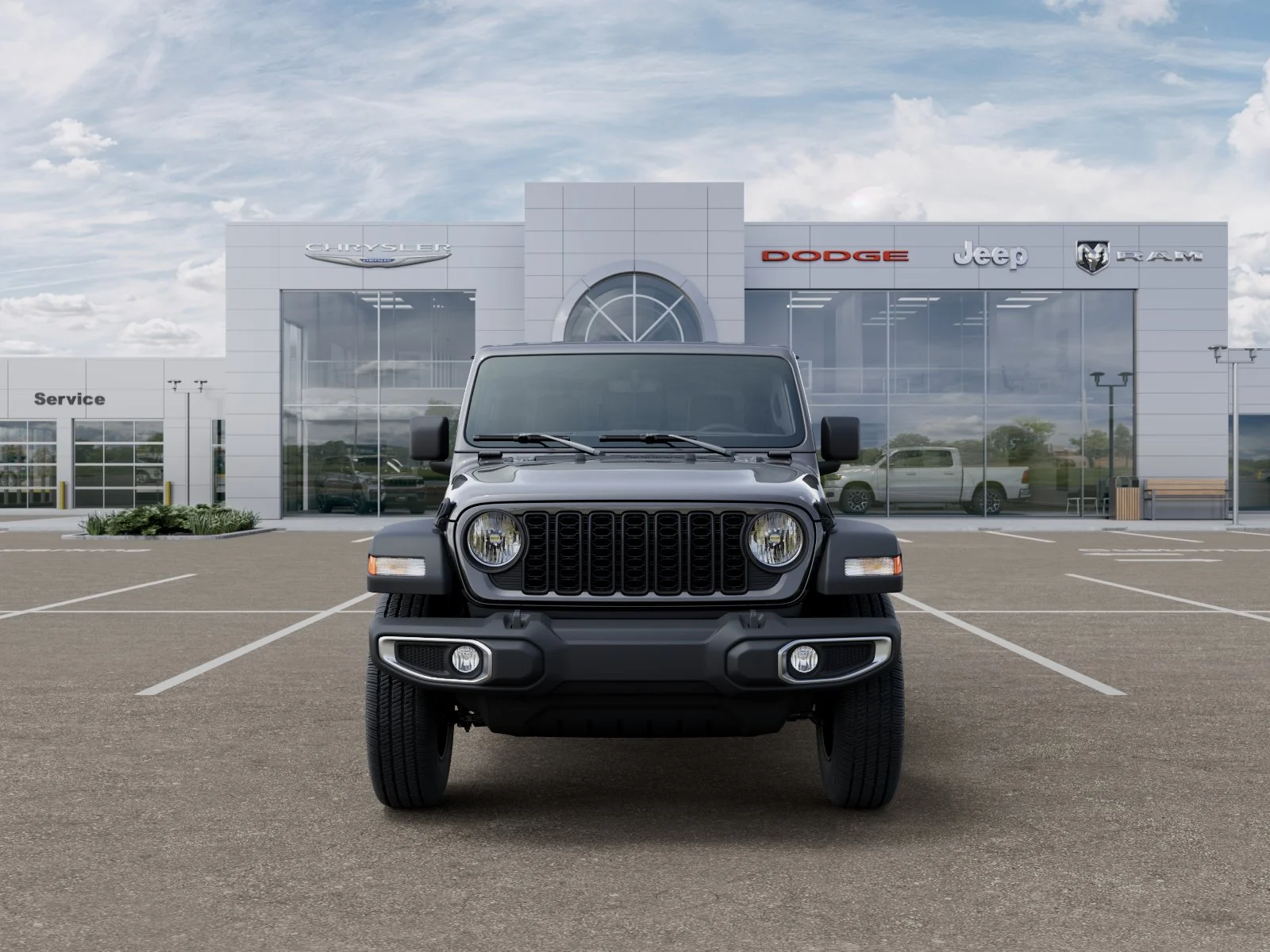 New 2026 Granite Crystal Metallic Clear-Coat Exterior Paint Jeep Sport image 46