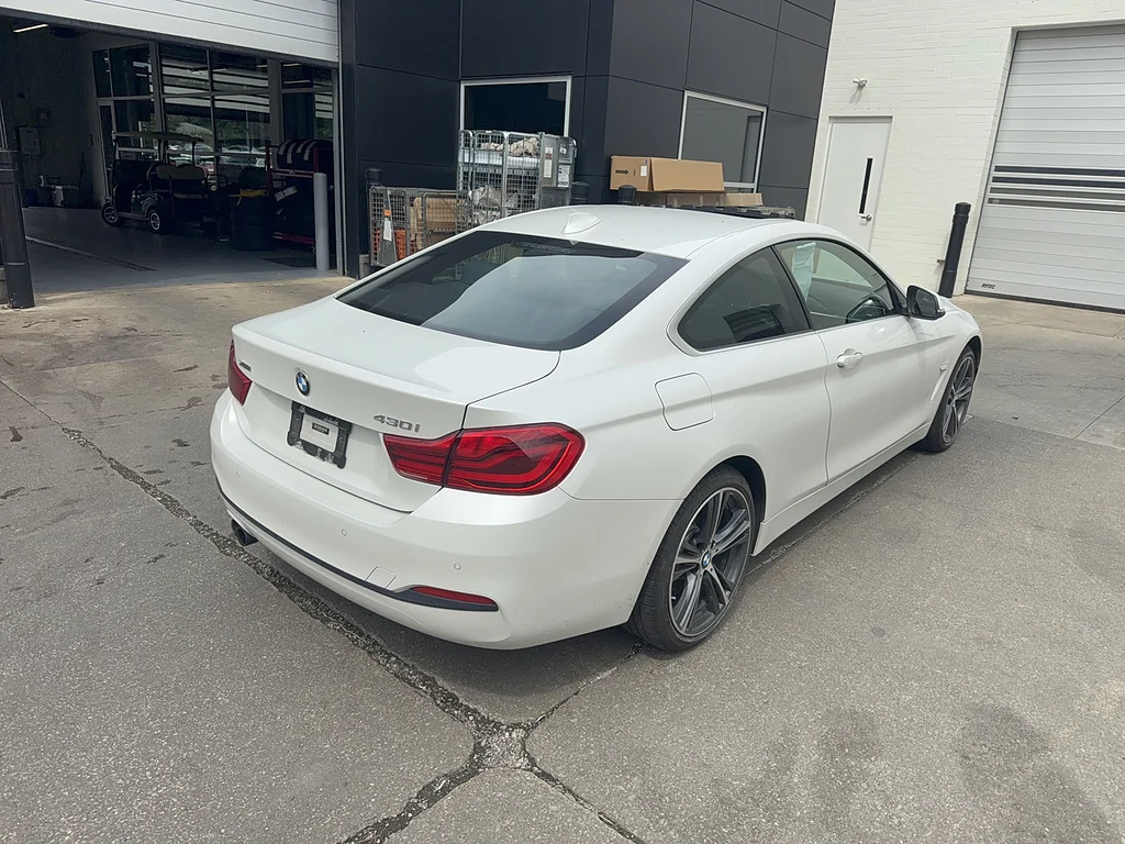 Used 2018 WHITE BMW 430i xDrive image 3