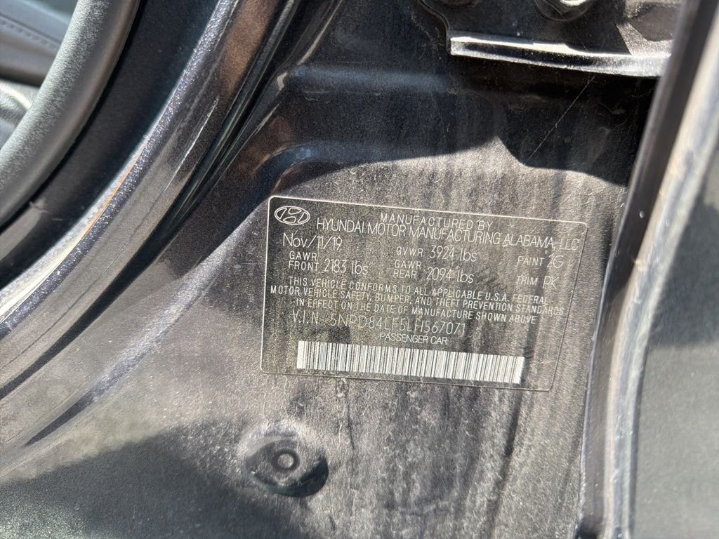 Used 2020 Gray Hyundai SEL image 14