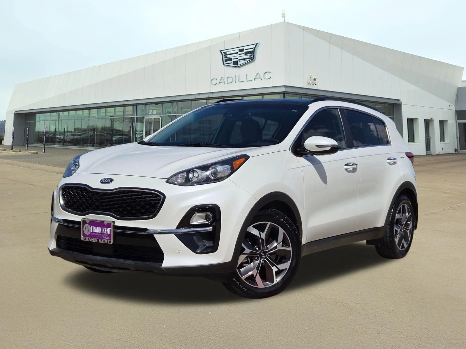 Used 2020 Snow White Pearl Kia EX image 1