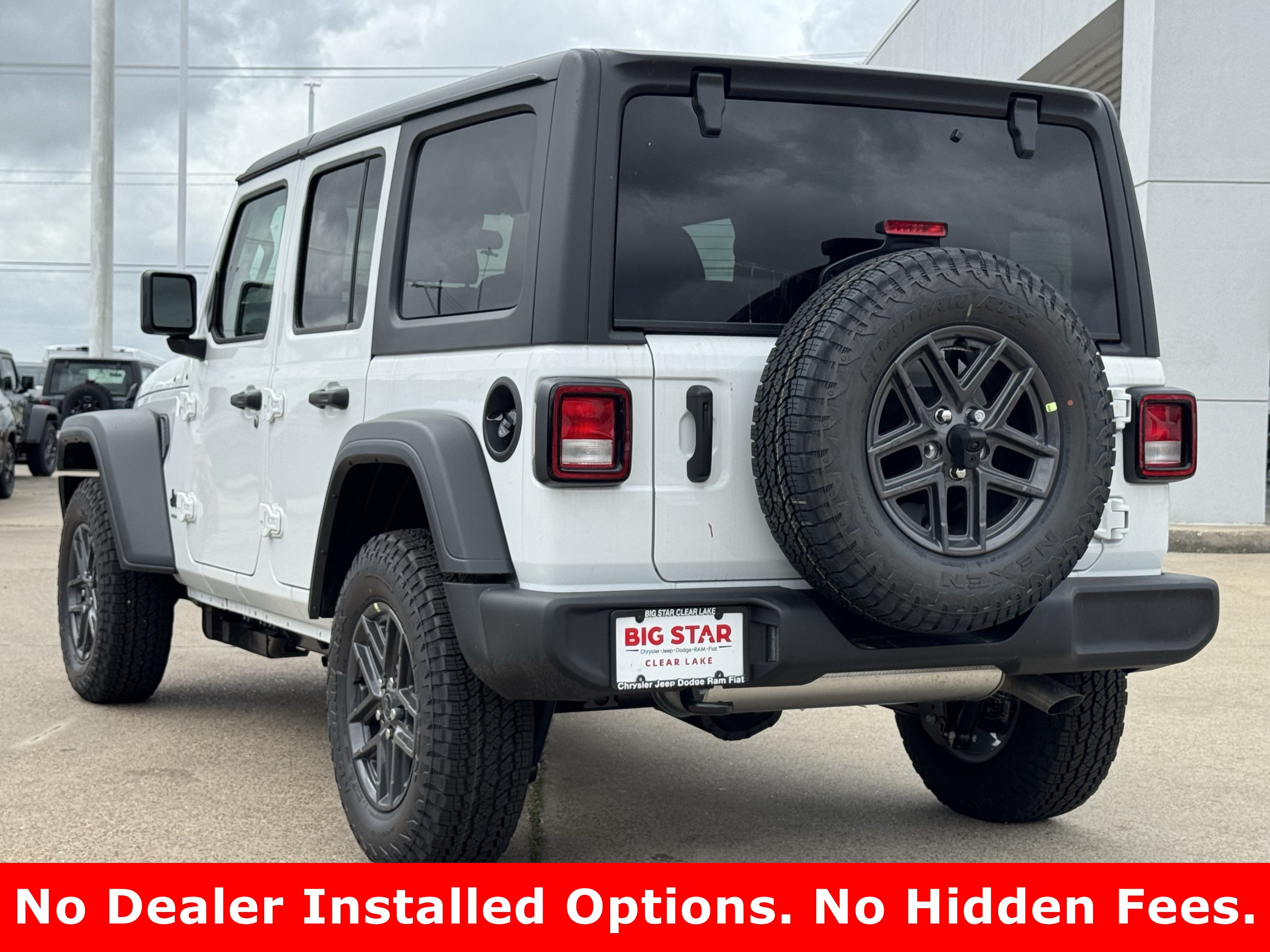 New 2026 Bright White Clear-Coat Exterior Paint Jeep Sport S image 7