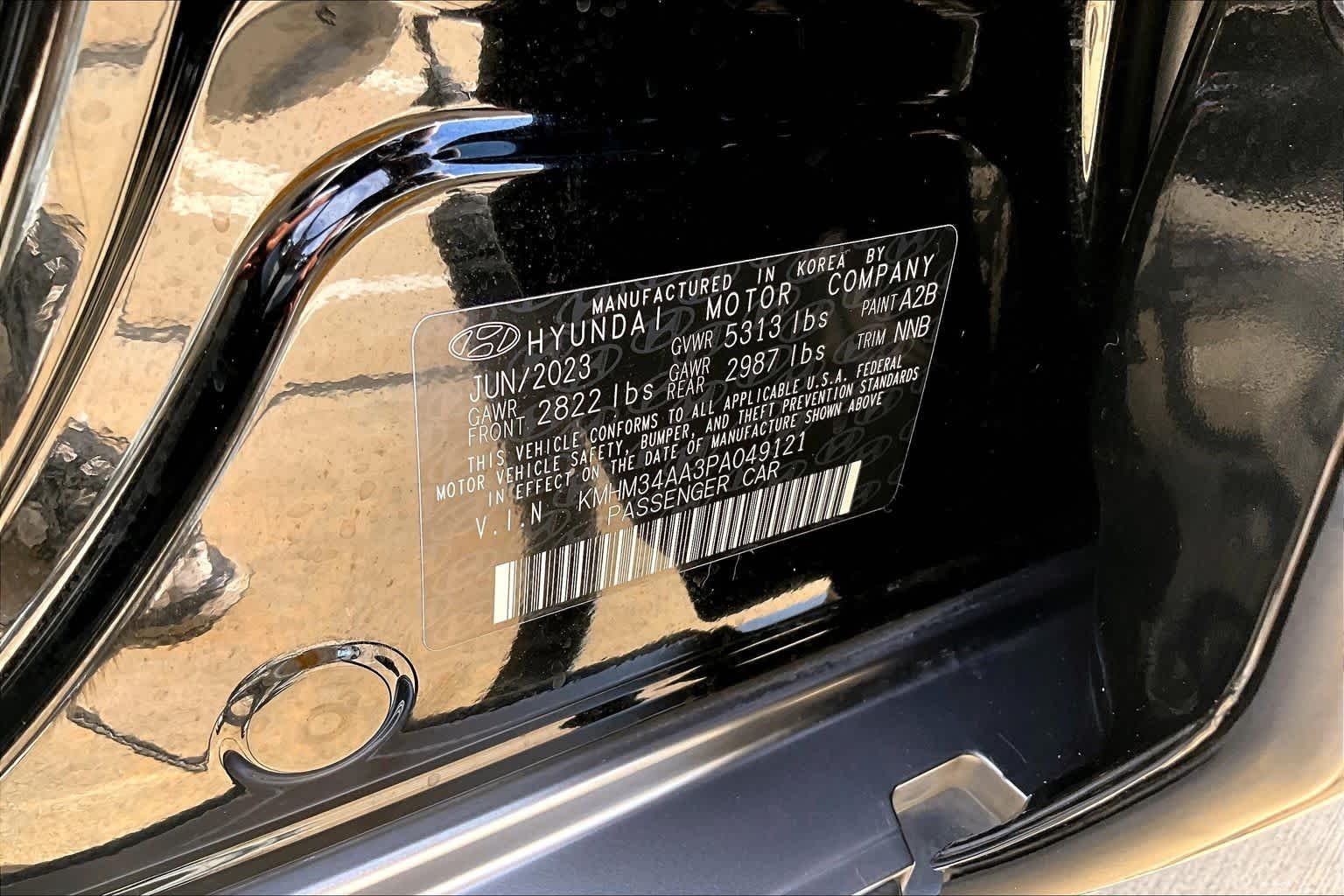 Used 2023 Onyx Black Hyundai SEL image 32
