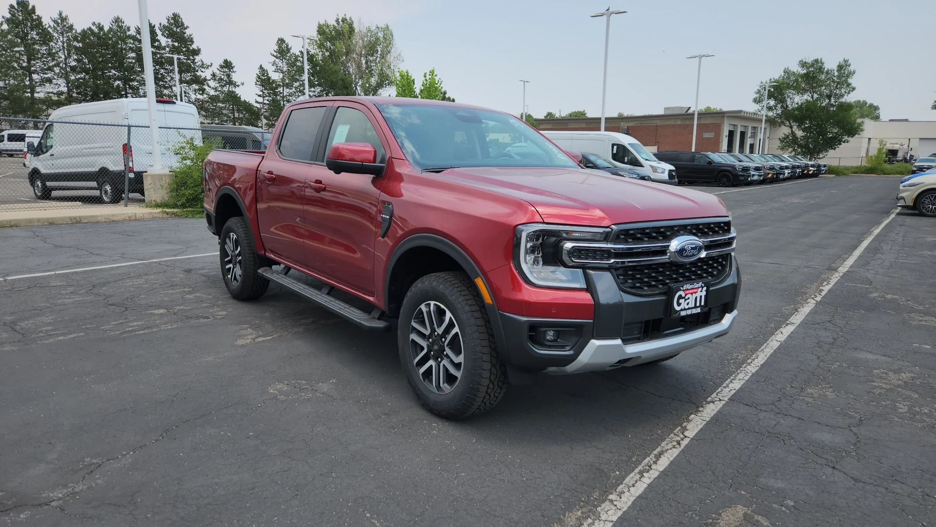 New 2026 Ruby Red Metallic Tinted Clearcoat Ford LARIAT image 9