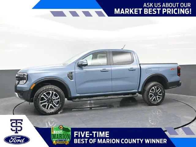 Used 2024 Azure Gray Metallic Ford Lariat image 33