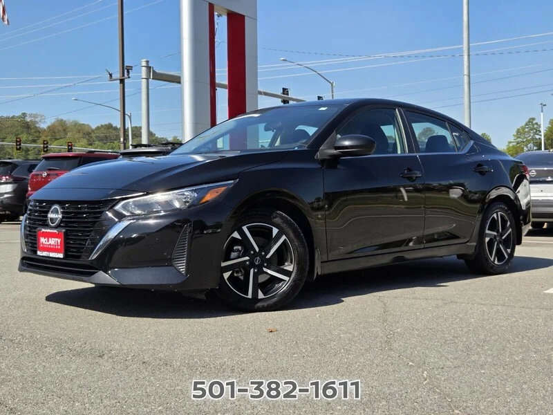 Used 2024 Super Black NISSAN SV CVT image 22