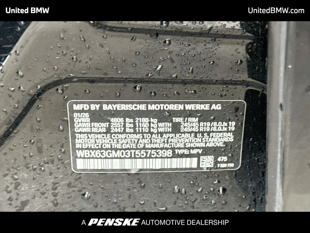 Certified Used 2026 Black Sapphire Metallic BMW xDrive28i image 15