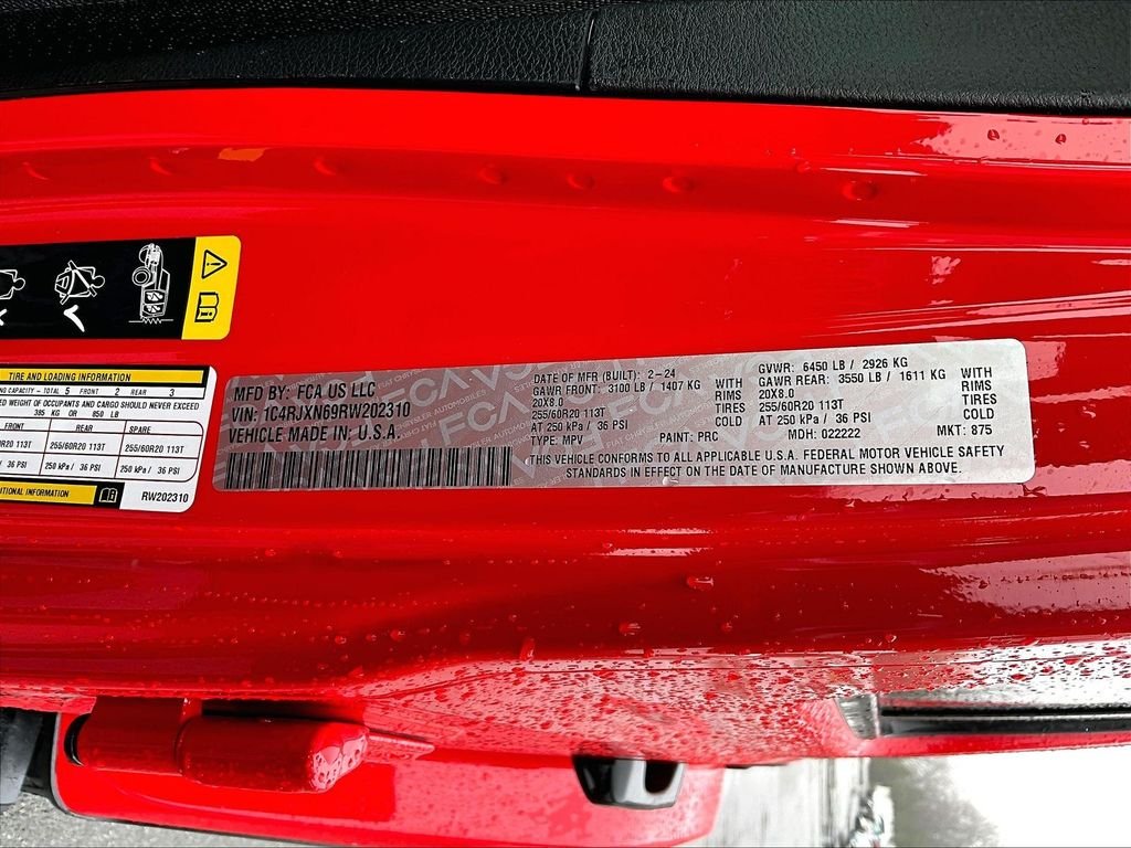 Used 2024 Firecracker Red Clearcoat Jeep Sport S 4xe image 36