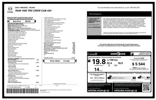 Used 2021 Silver Ram TRX image 3